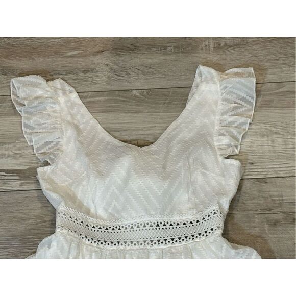 Ladies White beach dress size S - Picture 4 of 12